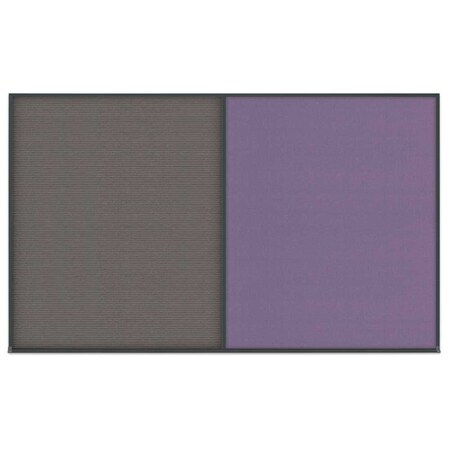 United Visual Products Single Door Radius Corkboard, 24"x36", Hea, UV7011RC-BLACK-APRICOT UV7011RC-BLACK-APRICOT